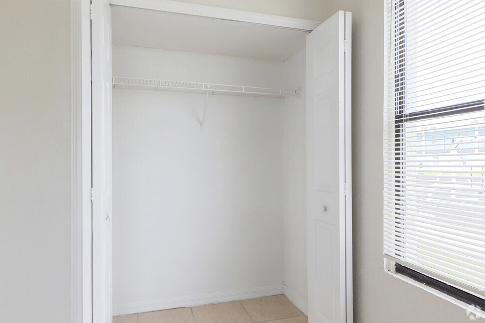 View of closet at Marina Isle Apartments