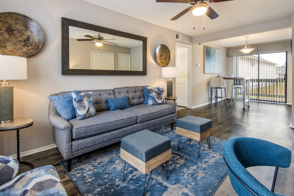 Furnished living room