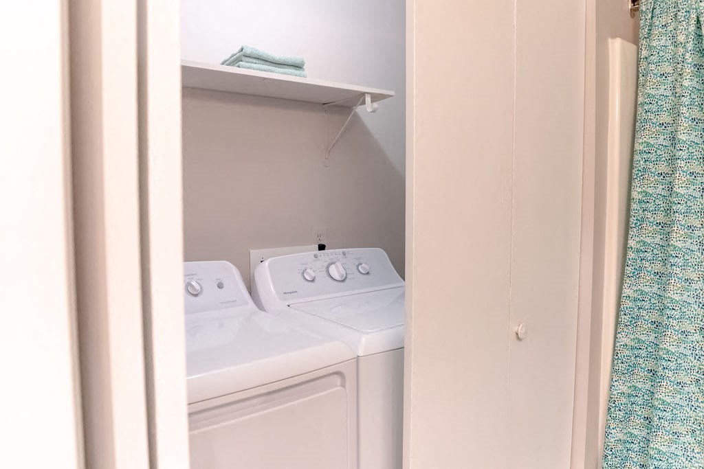 In-unit washer and dryer