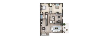 Floor plan 3 bedroom flat