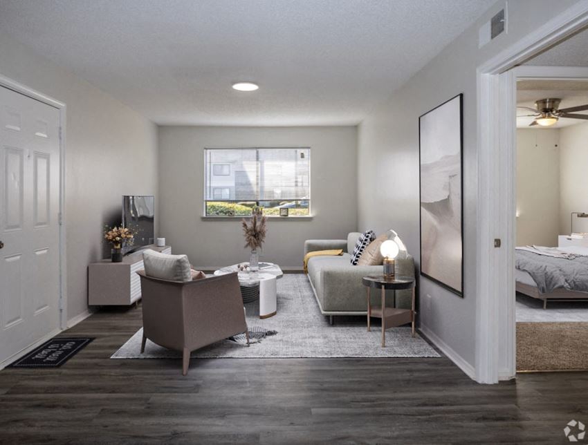 the artisan living room with furniture - Photo Gallery