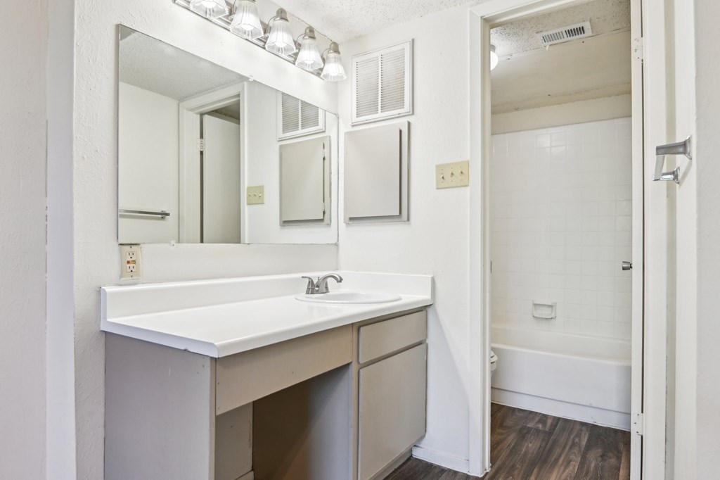 Bathroom Sink at Abbey Glenn Apartments, Waco, TX