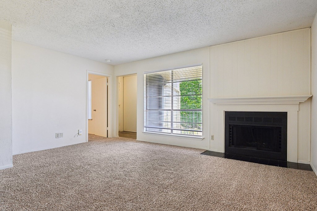Fireplace Living at Abbey Glenn Apartments, Texas