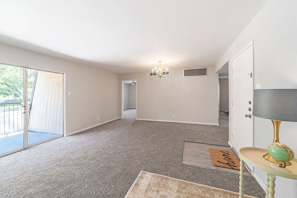 Spacious Living Room With Private Balcony at Longfellow Apts, Beaumont, 77706