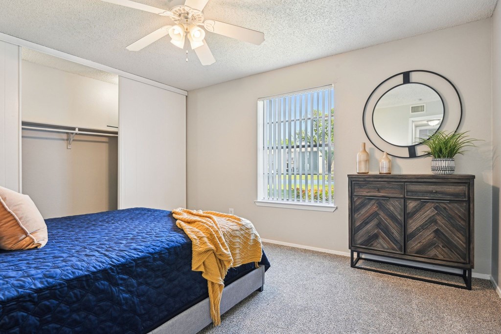 Model Bedroom at Abbey Glenn Apartments, Texas, 76706