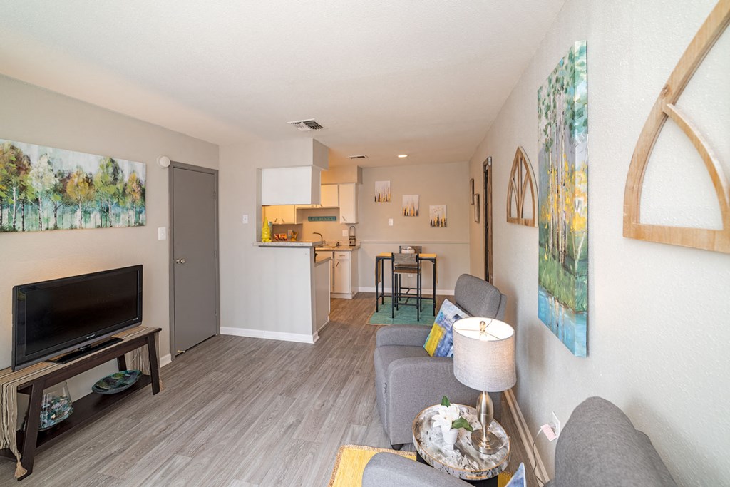 TV, Sofa, Dinning Table in Living Room at Autumn Park, Victoria