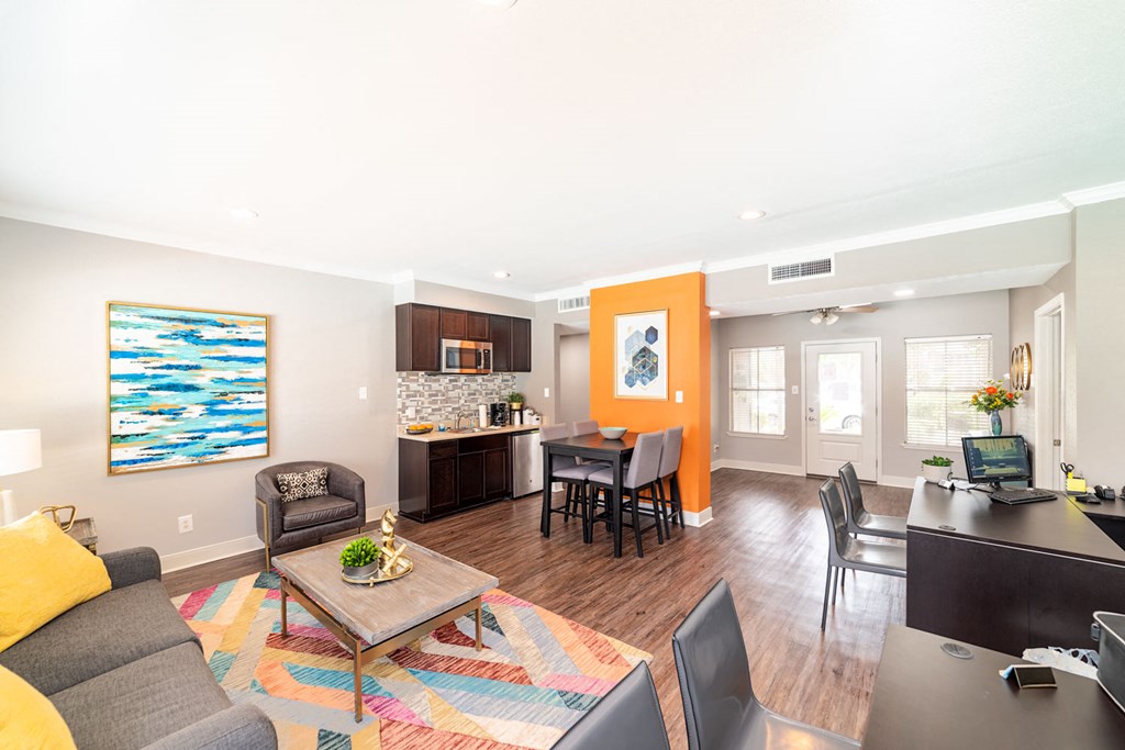 Sofa, Dinning Table in Living Room at Autumn Park, Texas, 77904