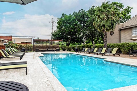 Invigorating Swimming Pool at Abbey Glenn Apartments, Texas