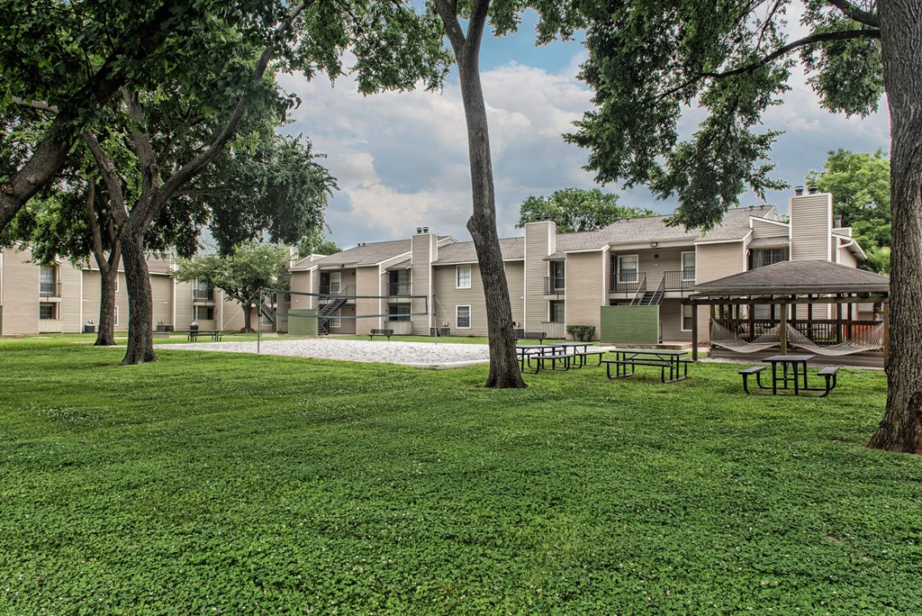 Volleyball Court at Abbey Glenn Apartments, Waco, Texas