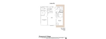 the floor plan of units