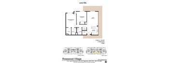 a floor plan of unit rn