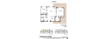 a floor plan of unit ro