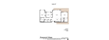 3 bed 2 bath LF at Rosewood Village, Maryland, 21742