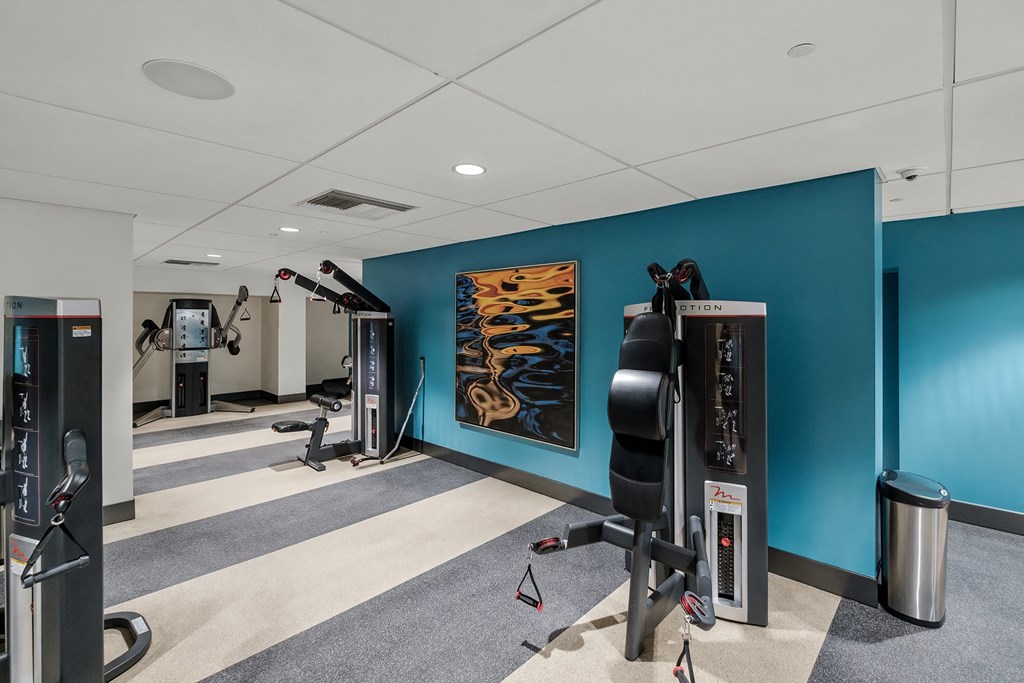 Fitness Center With Modern Equipment at Moda North Bay Village, North Bay Village, Florida