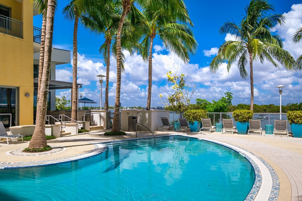 Pool Area at Moda North Bay Village, North Bay Village