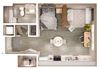 S1 Floor Plan S1 Floor Plan at Walcott Jeffersonville, Jeffersonville, IN, 47130