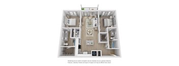 B2 2 Bedroom 2 Bathroom