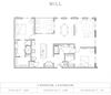 Mill 2 Bed 2 Bath Floor Plan Mill 2 Bed 2 Bath, 1,558 Sq.Ft. Floor Plan at Vickers Roswell, Georgia