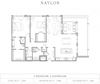 Naylor 2 Bedroom 2 Bathroom Floor Plan Naylor 2 Bedroom 2 Bathroom, 1,789 Sq.Ft. Floor Plan at Vickers Roswell, Roswell, GA, 30075