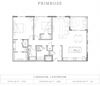 Primrose 2 Bedroom 2 Bathroom Floor Plan Primrose 2 Bedroom 2 Bathroom, 1,609 Sq.Ft. Floor Plan at Vickers Roswell, Roswell, 30075