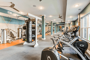State of the Art Fitness Center at Walcott Jeffersonville Apartments