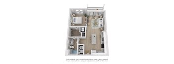 A3 1 Bedroom 1 Bathroom
