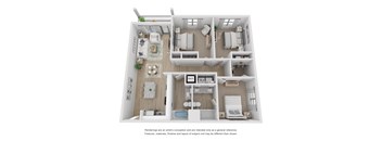 C1 3 bed, 2 bath