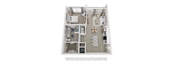 a 1 bedroom floor plan  woodland commons apartments