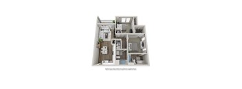 B1 Floor  plan 2 bed 2 bath