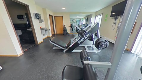 Gym at Roosevelt West Apartments, Williston, ND