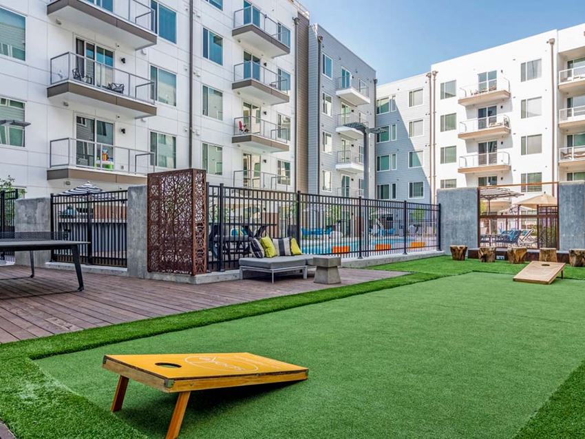 Dog Park Dog Park at Spoke Apartments, Atlanta, GA - Photo Gallery