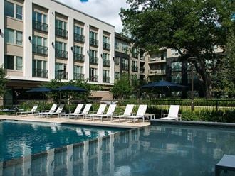 Resort Inspired Pool with Sundeck at Everra Midtown Park, Dallas, Texas