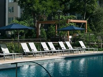 Swimming Pool With Relaxing Sundecks at Everra Midtown Park, Dallas, 75231