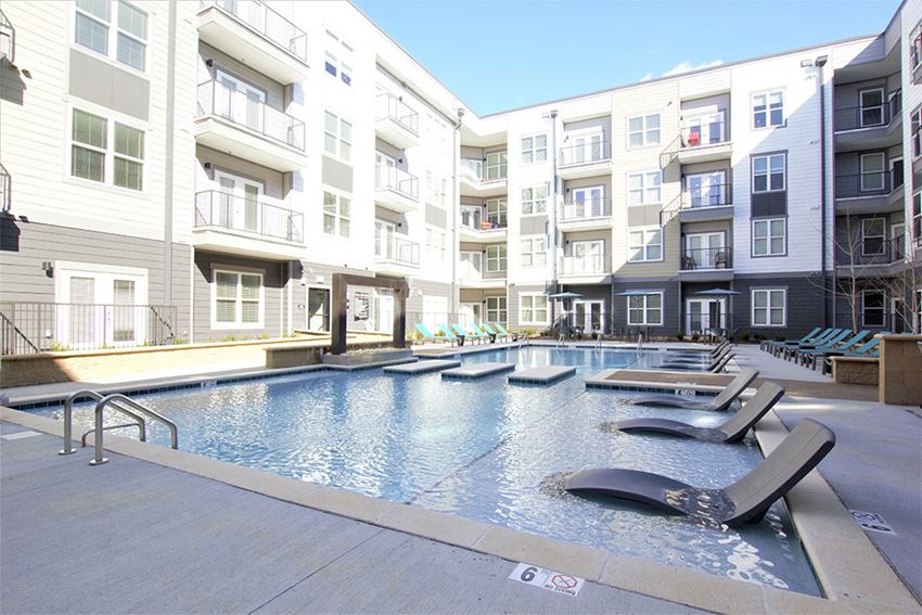 Pool With Sunning Deck Pool With Sunning Deck at Walcott Jeffersonville, Jeffersonville, IN - Photo Gallery