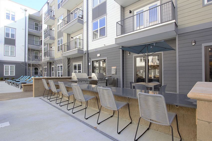 Outdoor Grill With Intimate Seating Area Outdoor Grill With Intimate Seating Area at Walcott Jeffersonville, Indiana, 47130 - Photo Gallery