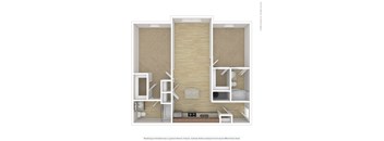 2 Bedroom 2 Bathrooms
