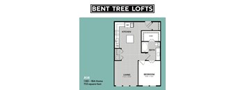 A14 Floorplan Bent Tree Lofts