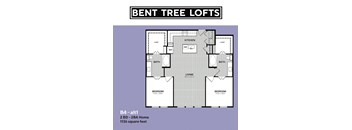 B4 Floorplan Bent Tree Lofts