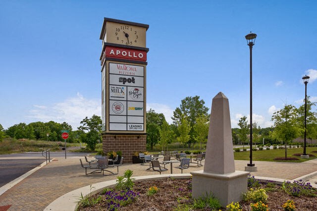 Nearby Restaurant Row at Allure Apollo, Maryland