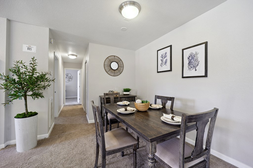 our spacious dining room is open to the living room and kitchen at Capitol Heights, Capitol Heights, MD