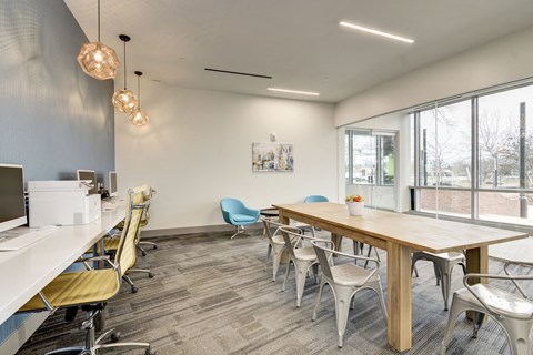 Business Center at The Oxford Apartments, Oxon Hill, MD