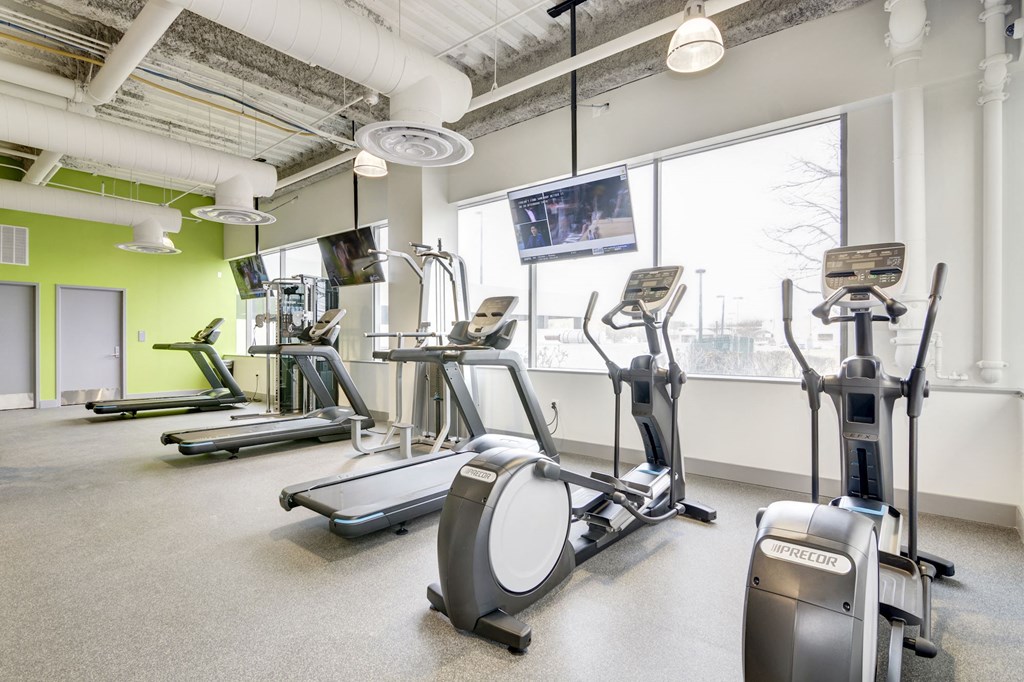 Fitness Center With Modern Equipment at The Oxford Apartments, Maryland, 20745