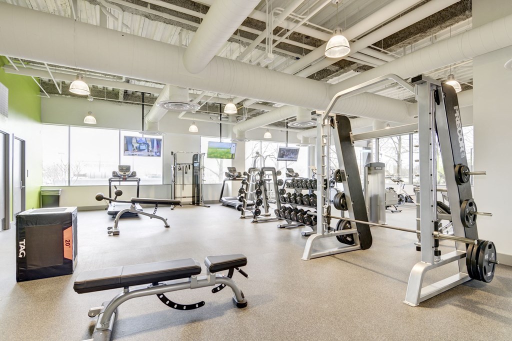 Fitness Center at The Oxford Apartments, Maryland
