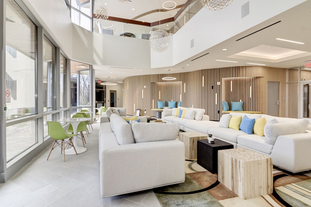 Clubhouse Lounge at The Oxford Apartments, Oxon Hill