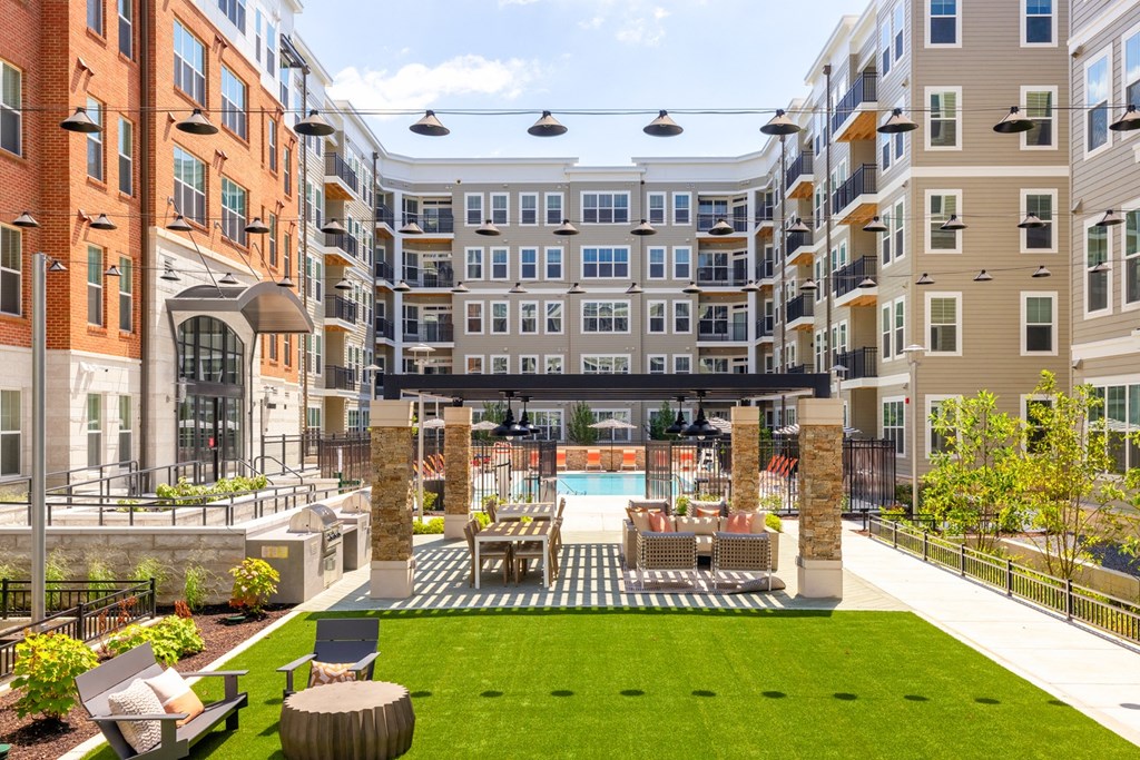 our apartments showcase a naturally well fertilized courtyard