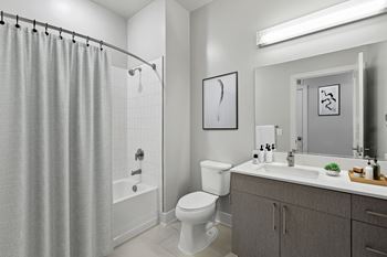 Luxurious Bathroom at The Oxford Apartments, Oxon Hill, MD