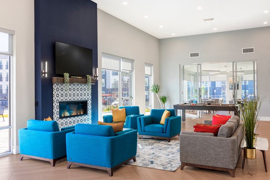 Living Room at Woodmore Apartments, Bowie, 20706