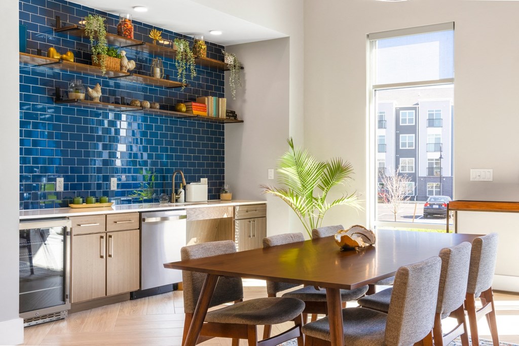 Dining Room at Woodmore Apartments