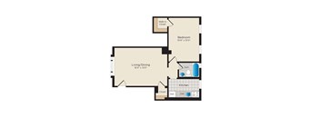 A06 Floorplan at Falkland Chase, Silver Spring, Maryland
