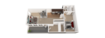 A1R_1Bed_1Bath at Laurel Pines, Laurel, 20708